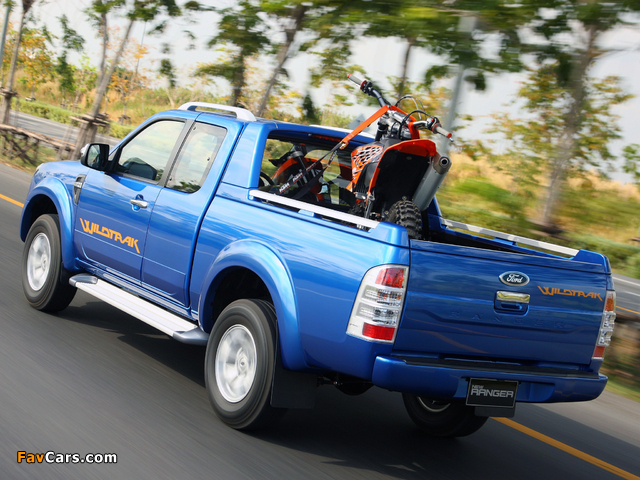 Ford Ranger Wildtrak Open Cab TH-spec 2009–11 pictures (640 x 480)