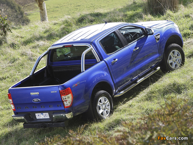 Ford Ranger Double Cab XLT AU-spec 2011 images (640 x 480)