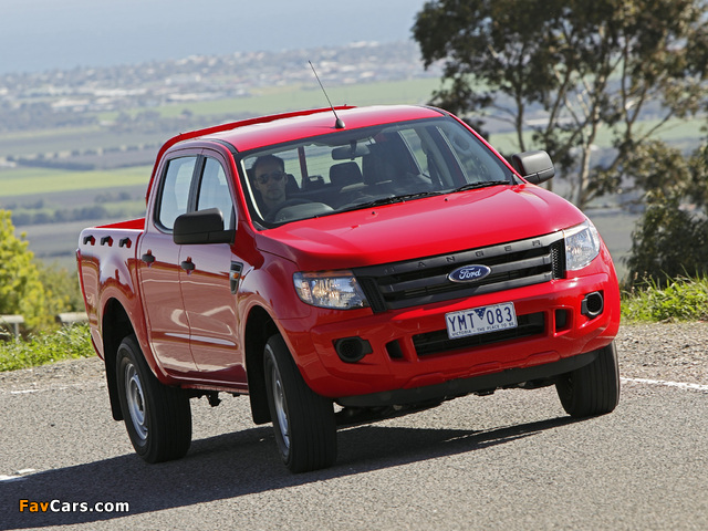 Ford Ranger Double Cab XL AU-spec 2011 photos (640 x 480)