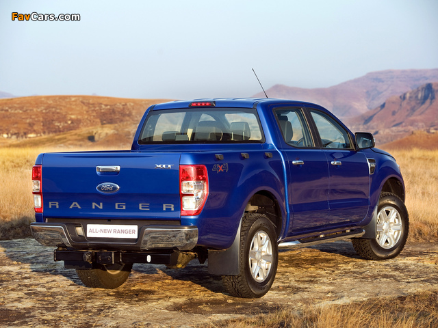 Ford Ranger Double Cab XLT ZA-spec 2011 pictures (640 x 480)