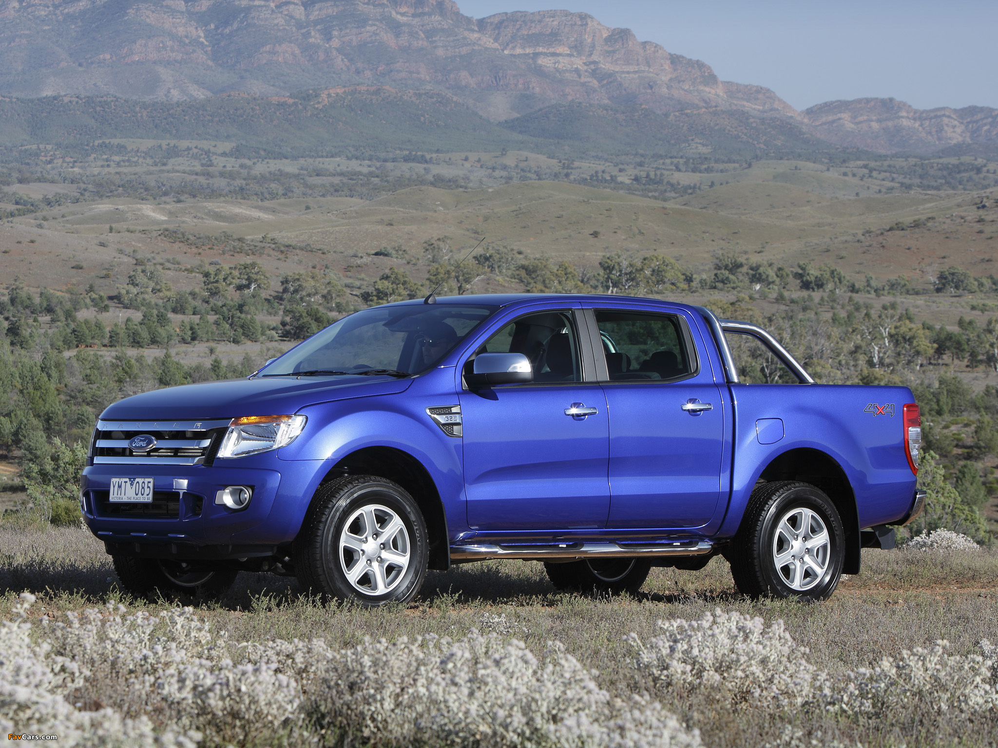 Ford Ranger Double Cab XLT AU-spec 2011 pictures (2048 x 1536)