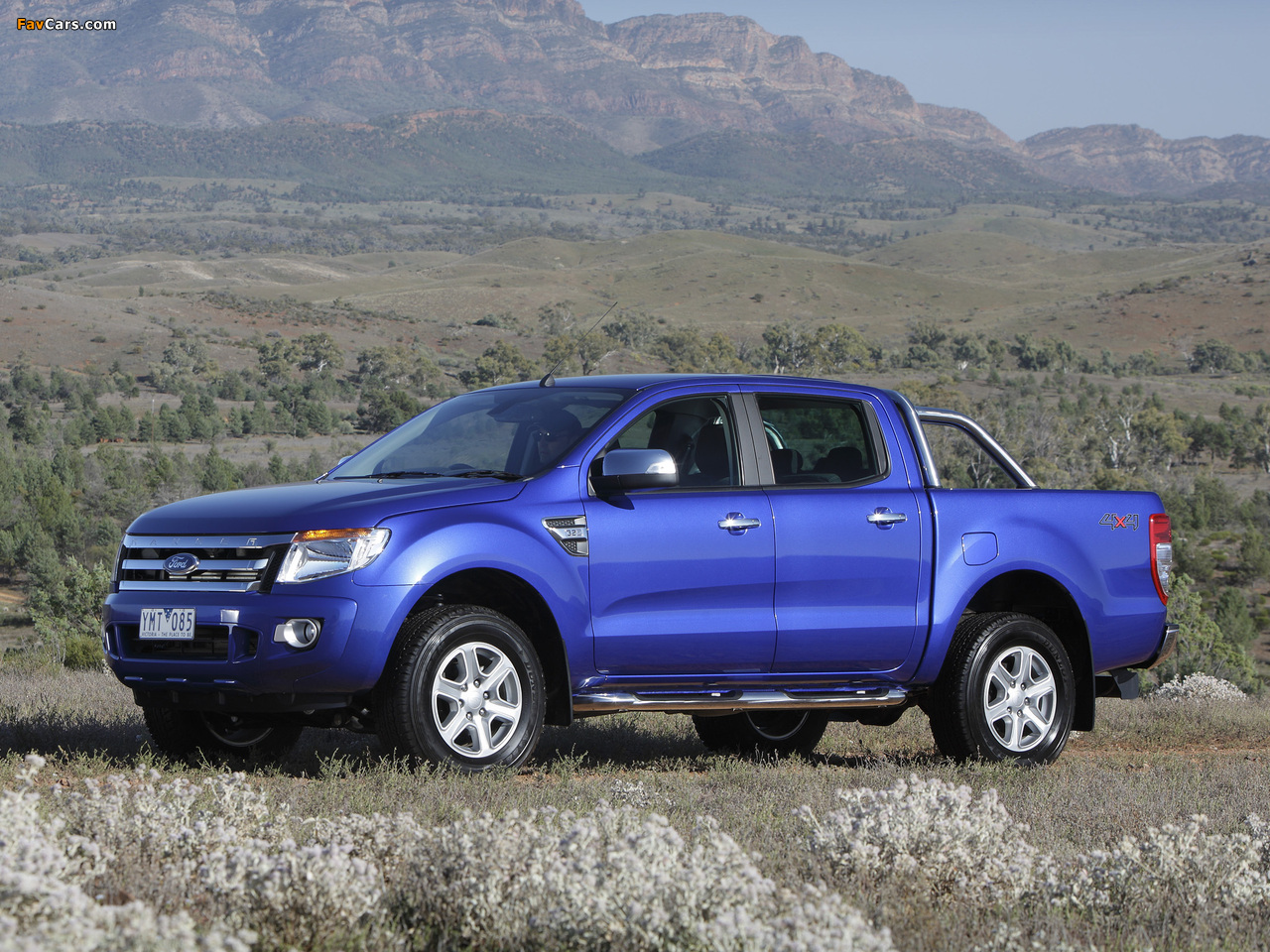 Ford Ranger Double Cab XLT AU-spec 2011 pictures (1280 x 960)