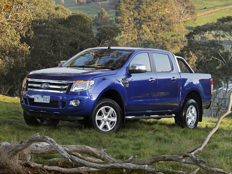 Ford Ranger Double Cab XLT AU-spec 2011 pictures (800 x 600)