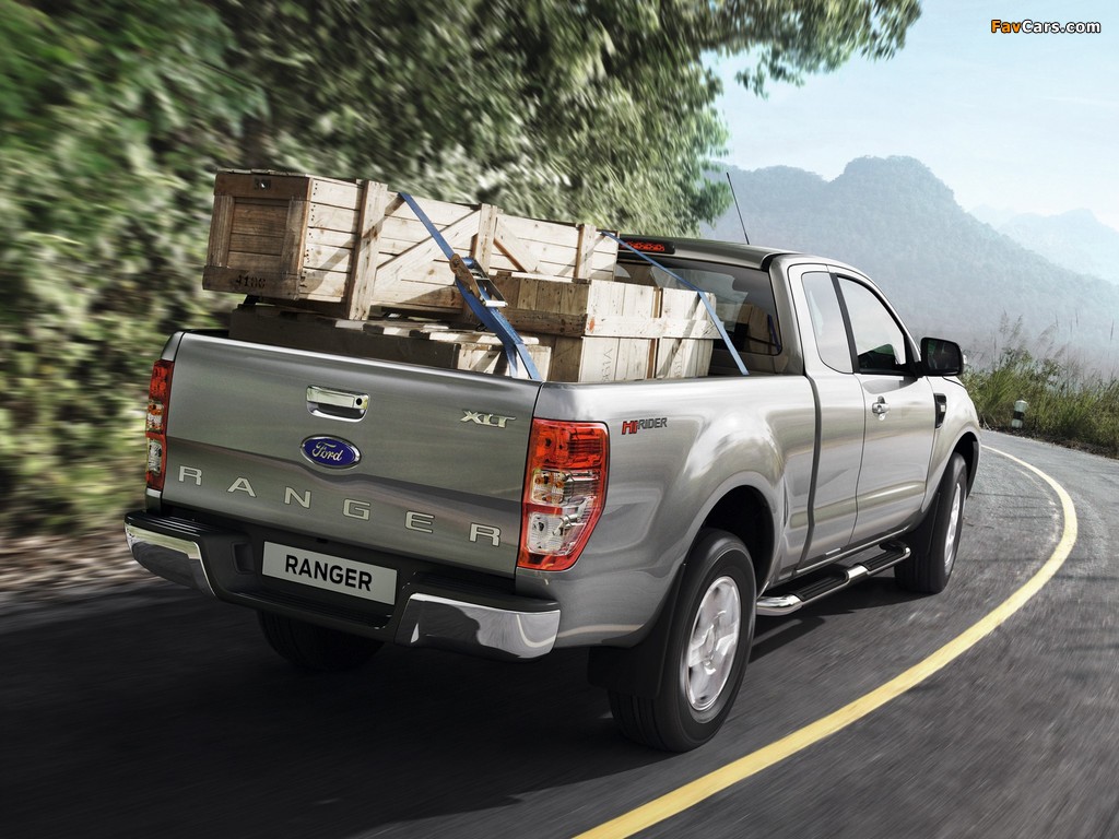 Ford Ranger Extended Cab XLT 2011 pictures (1024 x 768)