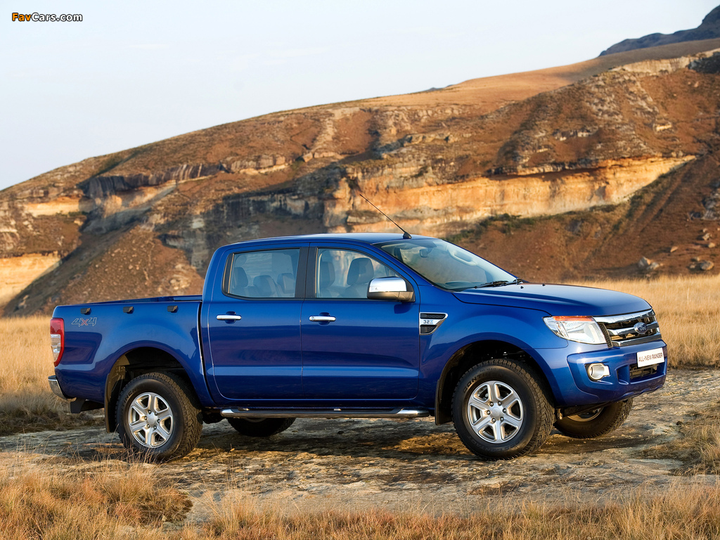 Ford Ranger Double Cab XLT ZA-spec 2011 wallpapers (1024 x 768)