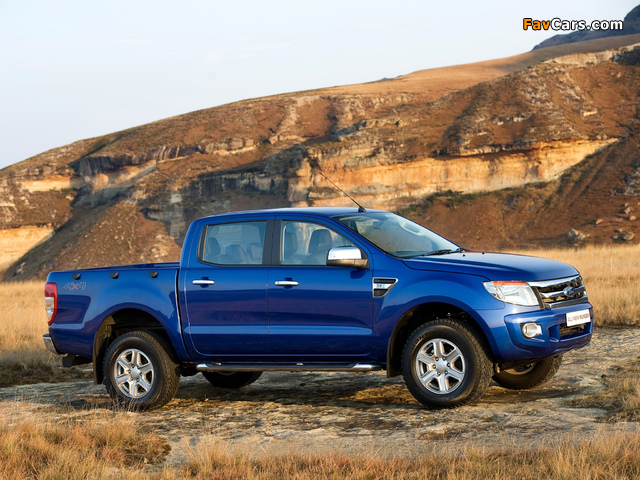 Ford Ranger Double Cab XLT ZA-spec 2011 wallpapers (640 x 480)