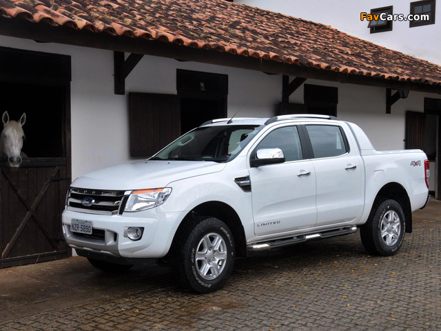 Ford Ranger Double Cab Limited BR-spec 2012 photos (640 x 480)