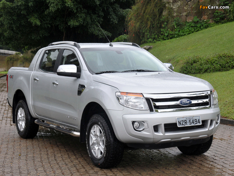 Ford Ranger Double Cab Limited BR-spec 2012 photos (800 x 600)