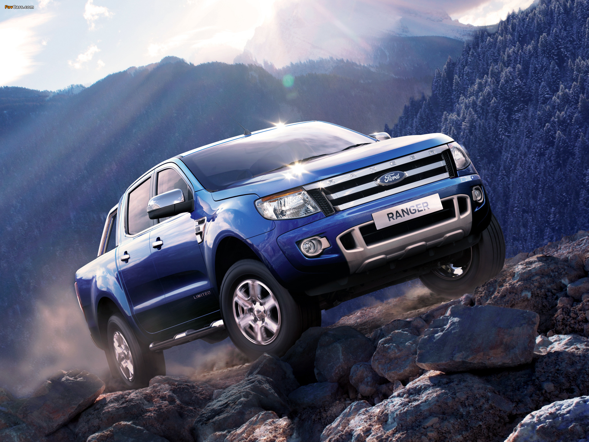 Ford Ranger Double Cab Limited UK-spec 2012 pictures (2048 x 1536)