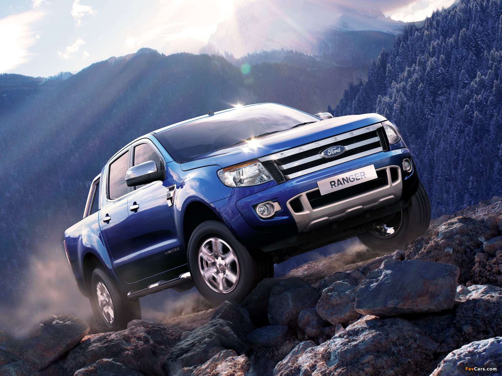 Ford Ranger Double Cab Limited UK-spec 2012 pictures (1600 x 1200)