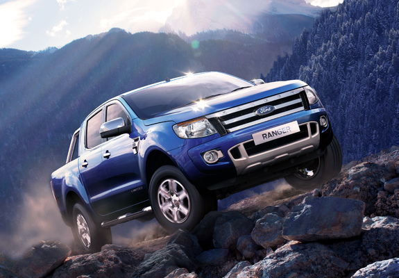 Ford Ranger Double Cab Limited UK-spec 2012 pictures