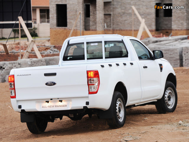 Ford Ranger Single Cab ZA-spec 2012 wallpapers (640 x 480)