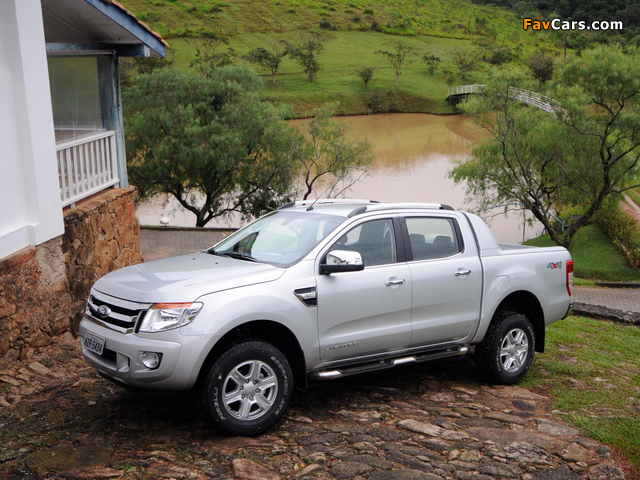 Ford Ranger Double Cab Limited BR-spec 2012 wallpapers (640 x 480)