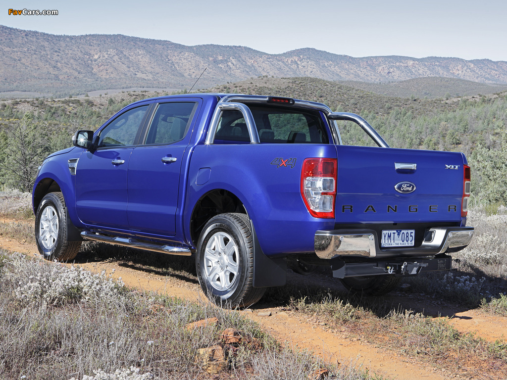 Images of Ford Ranger Double Cab XLT AU-spec 2011 (1024 x 768)