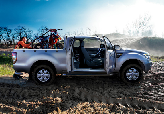 Images of Ford Ranger Super Cab XL UK-spec 2012