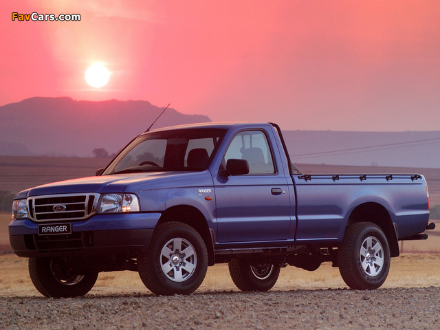 Pictures of Ford Ranger Single Cab ZA-spec 2003–07 (640 x 480)