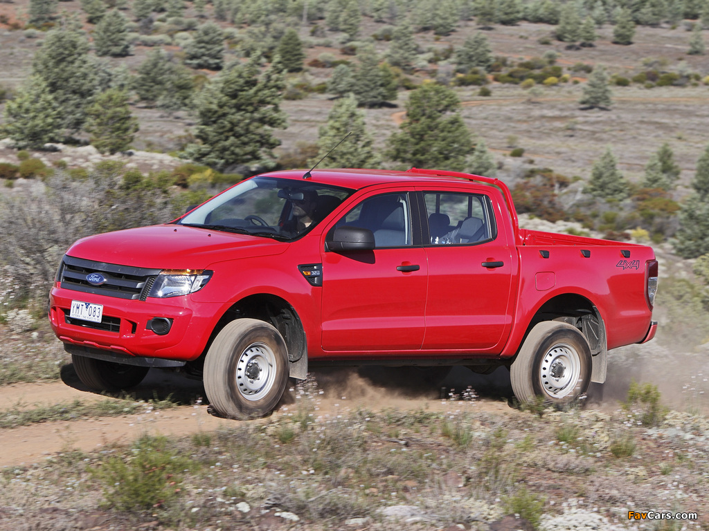 Pictures of Ford Ranger Double Cab XL AU-spec 2011 (1024 x 768)