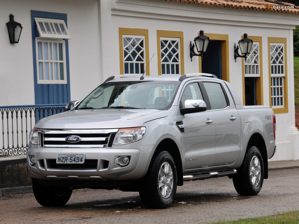 Pictures of Ford Ranger Double Cab Limited BR-spec 2012 (1024 x 768)