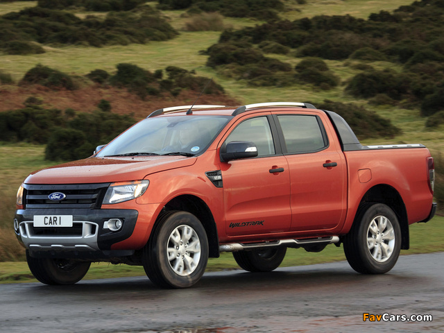 Pictures of Ford Ranger Wildtrak UK-spec 2012 (640 x 480)