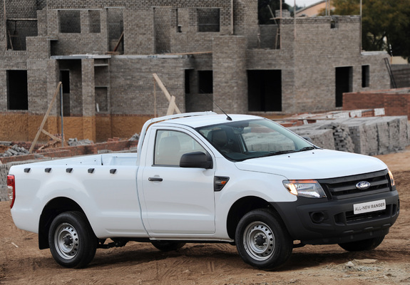 Pictures of Ford Ranger Single Cab ZA-spec 2012