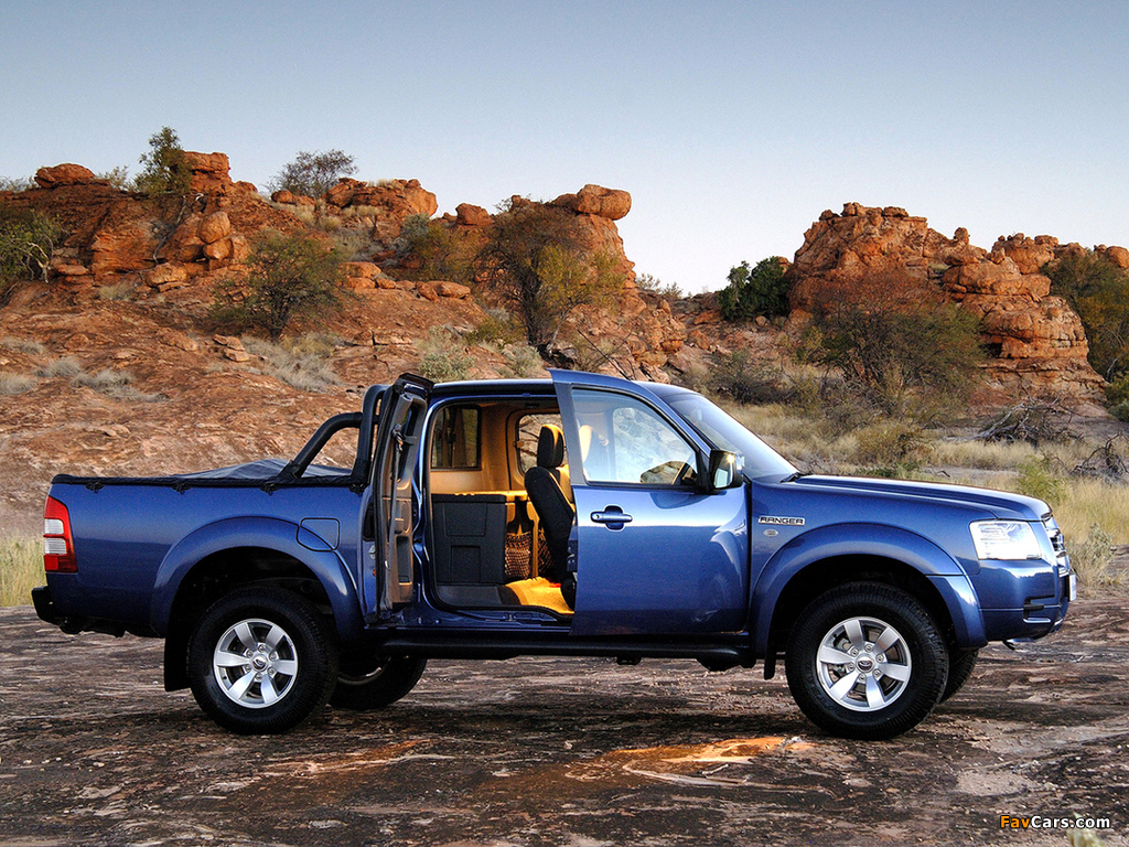 Ford Ranger Crew Cab ZA-spec 2007–09 wallpapers (1024 x 768)