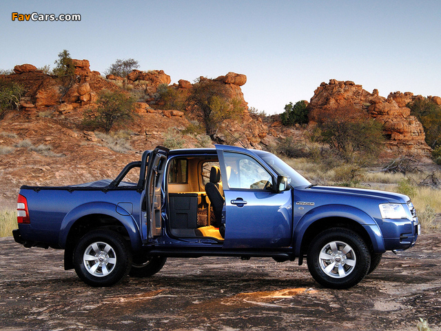 Ford Ranger Crew Cab ZA-spec 2007–09 wallpapers (640 x 480)