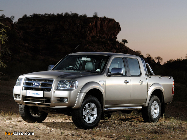 Ford Ranger Double Cab ZA-spec 2007–09 wallpapers (640 x 480)