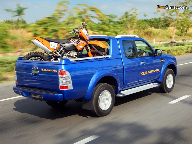 Ford Ranger Wildtrak Open Cab TH-spec 2009–11 wallpapers (640 x 480)