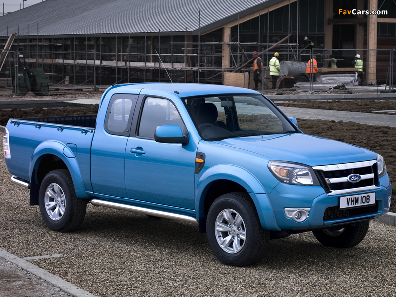 Ford Ranger Extended Cab UK-spec 2009–11 wallpapers (800 x 600)
