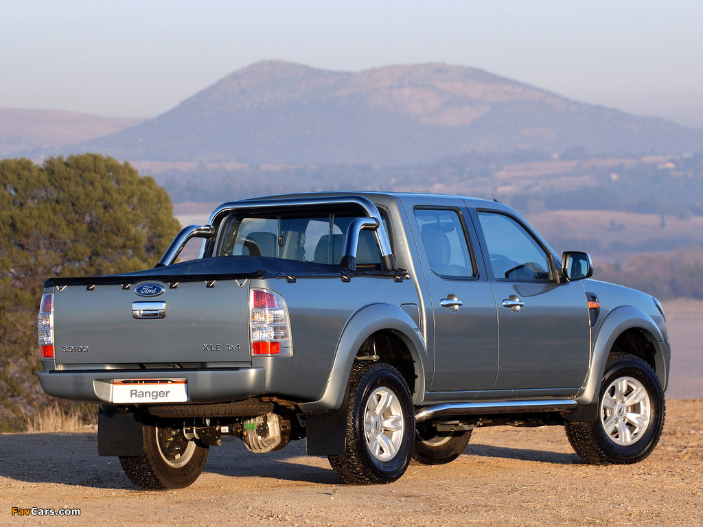 Ford Ranger Double Cab ZA-spec 2009–11 wallpapers (1024 x 768)