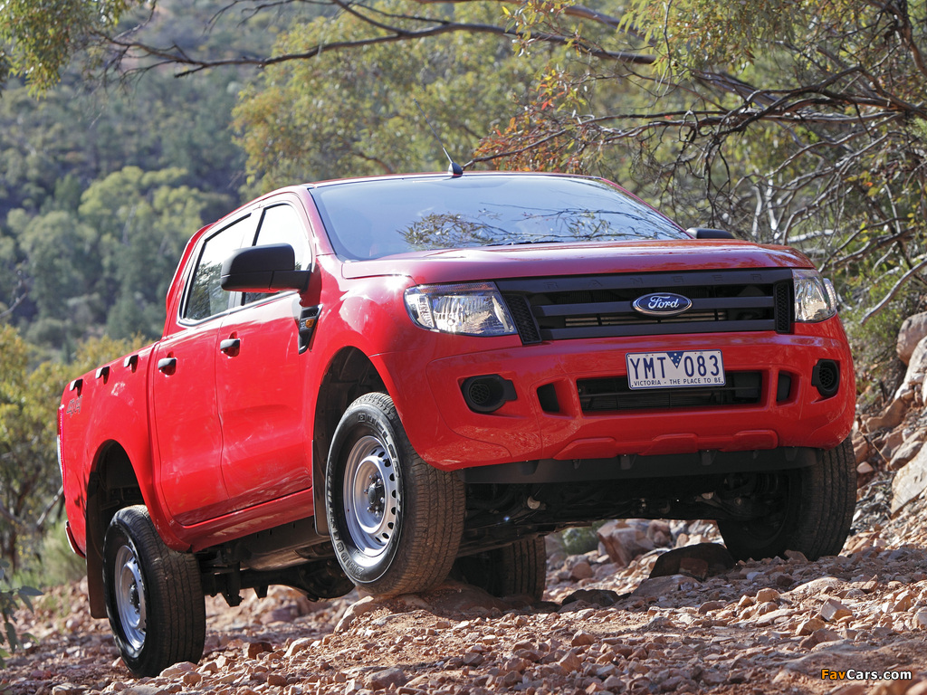 Ford Ranger Double Cab XL AU-spec 2011 wallpapers (1024 x 768)