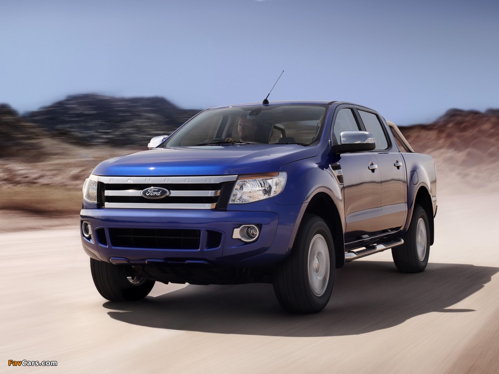 Ford Ranger Double Cab XLT TH-spec 2011 wallpapers (1024 x 768)
