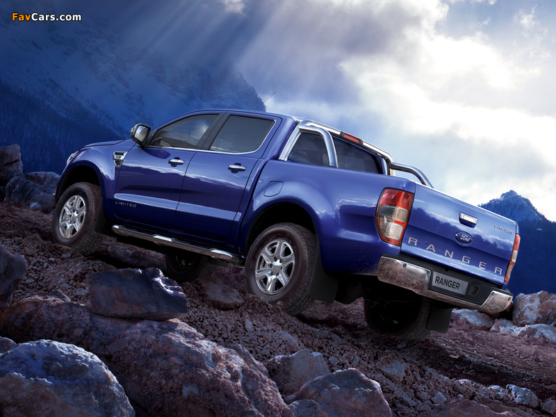 Ford Ranger Double Cab Limited UK-spec 2012 wallpapers (800 x 600)