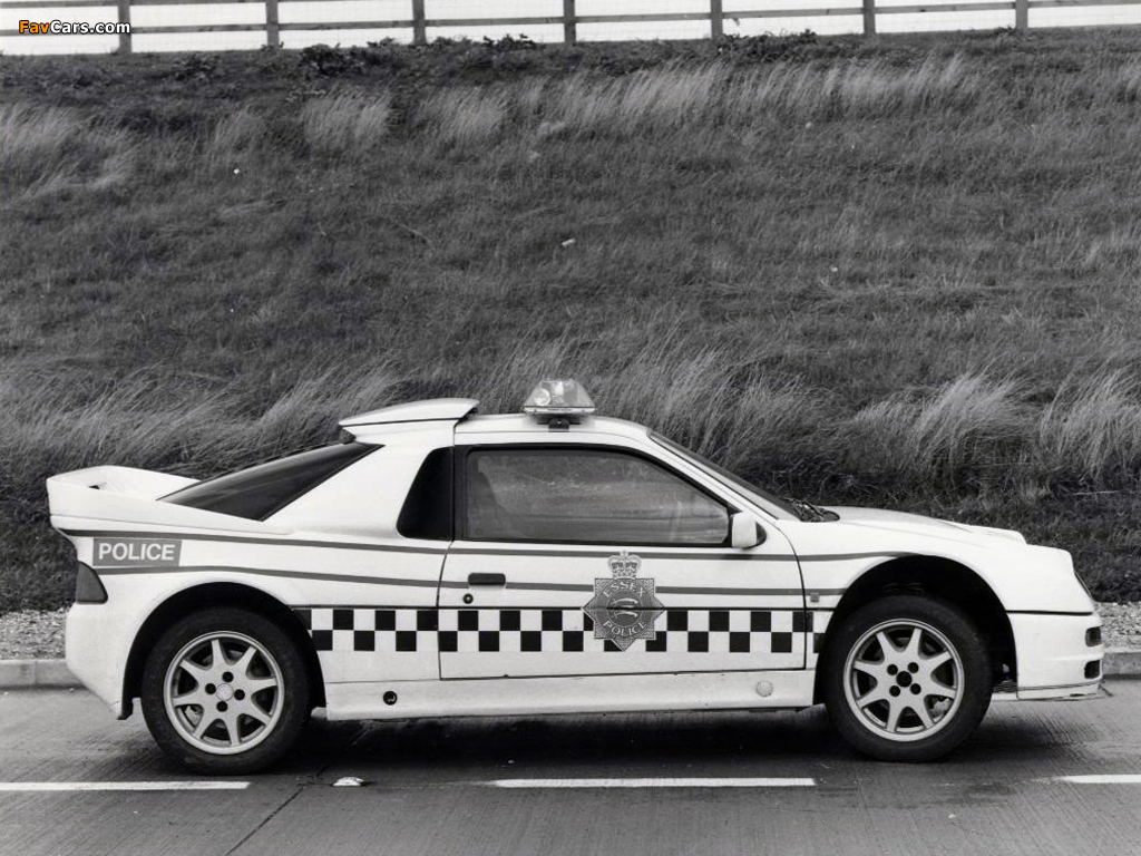Ford RS200 Police 1984–86 wallpapers (1024 x 768)