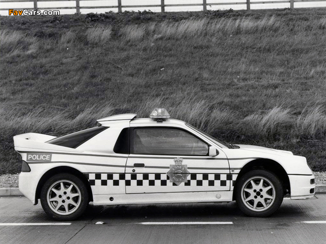 Ford RS200 Police 1984–86 wallpapers (640 x 480)