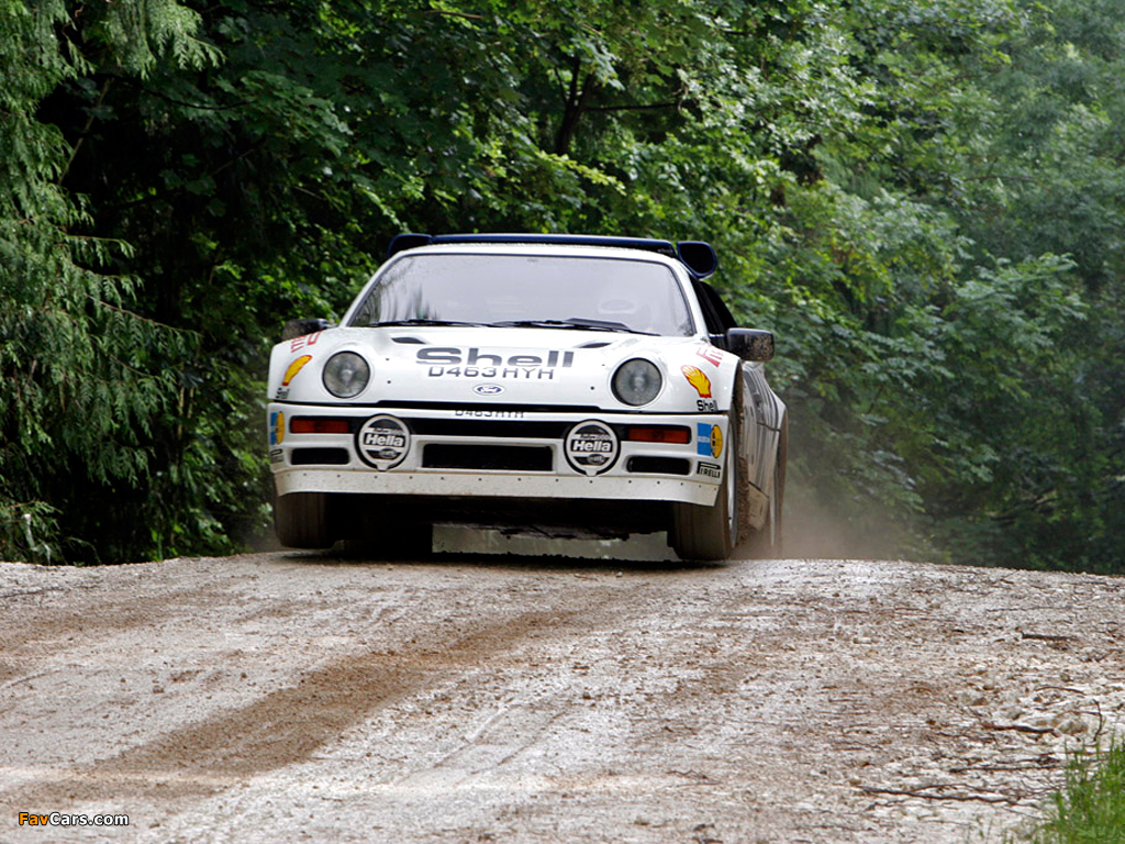 Ford RS200 Group B Rally Car images (1024 x 768)