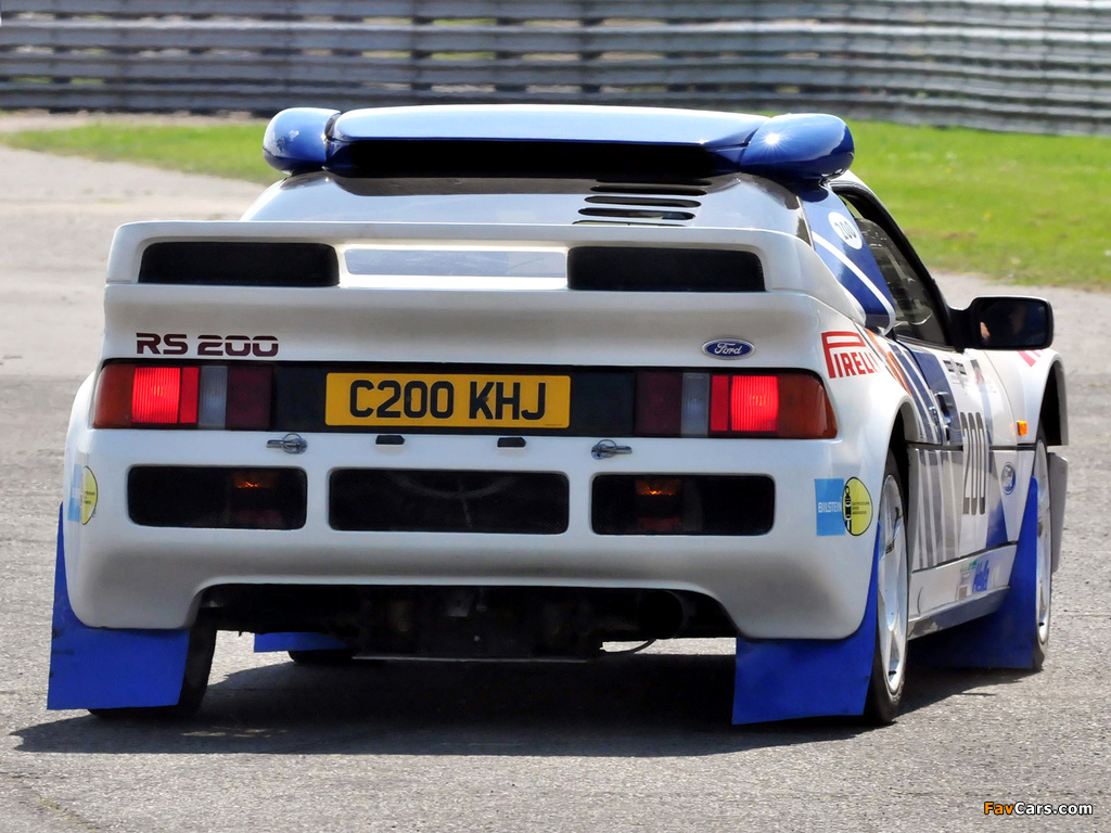 Ford RS200 Group B Rally Car pictures (1024 x 768)