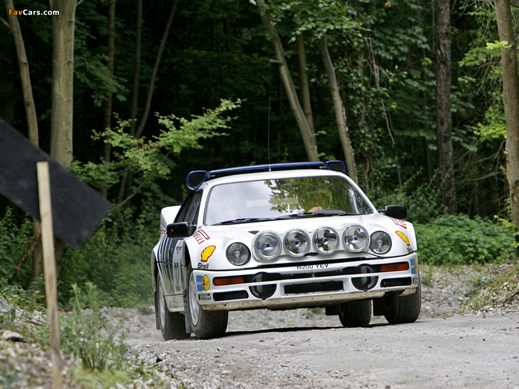 Photos of Ford RS200 Group B Rally Car (1024 x 768)