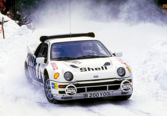 Pictures of Ford RS200 Group B Rally Car