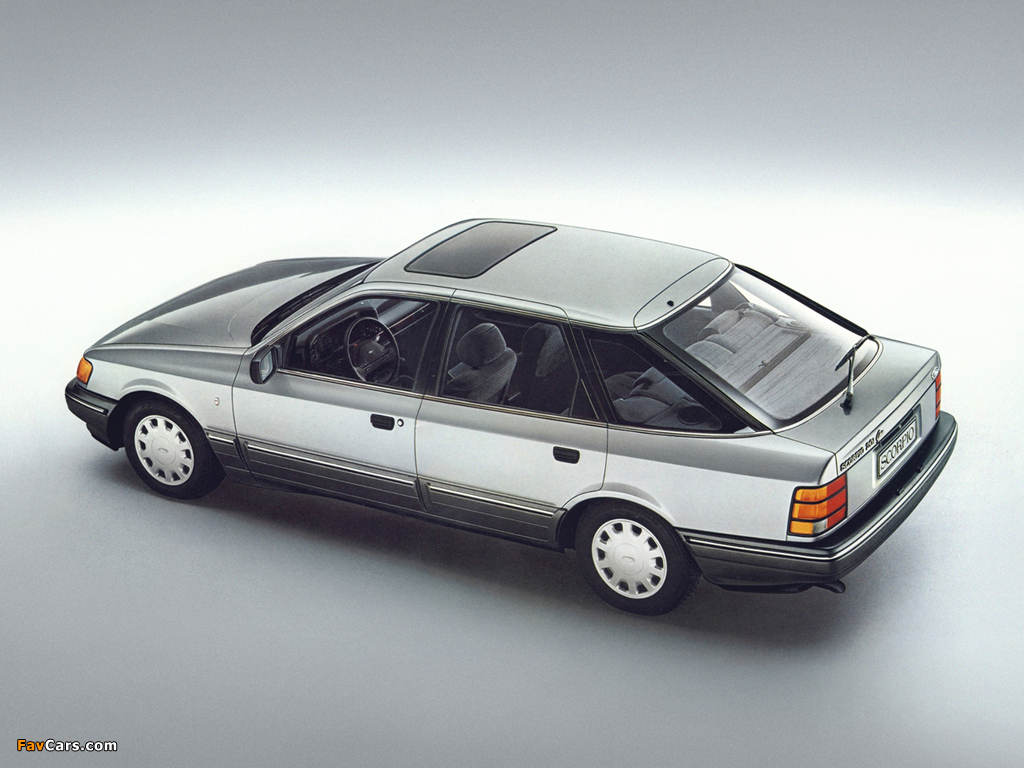 Photos of Ford Scorpio 2.0i Ghia Hatchback 1985–95 (1024 x 768)
