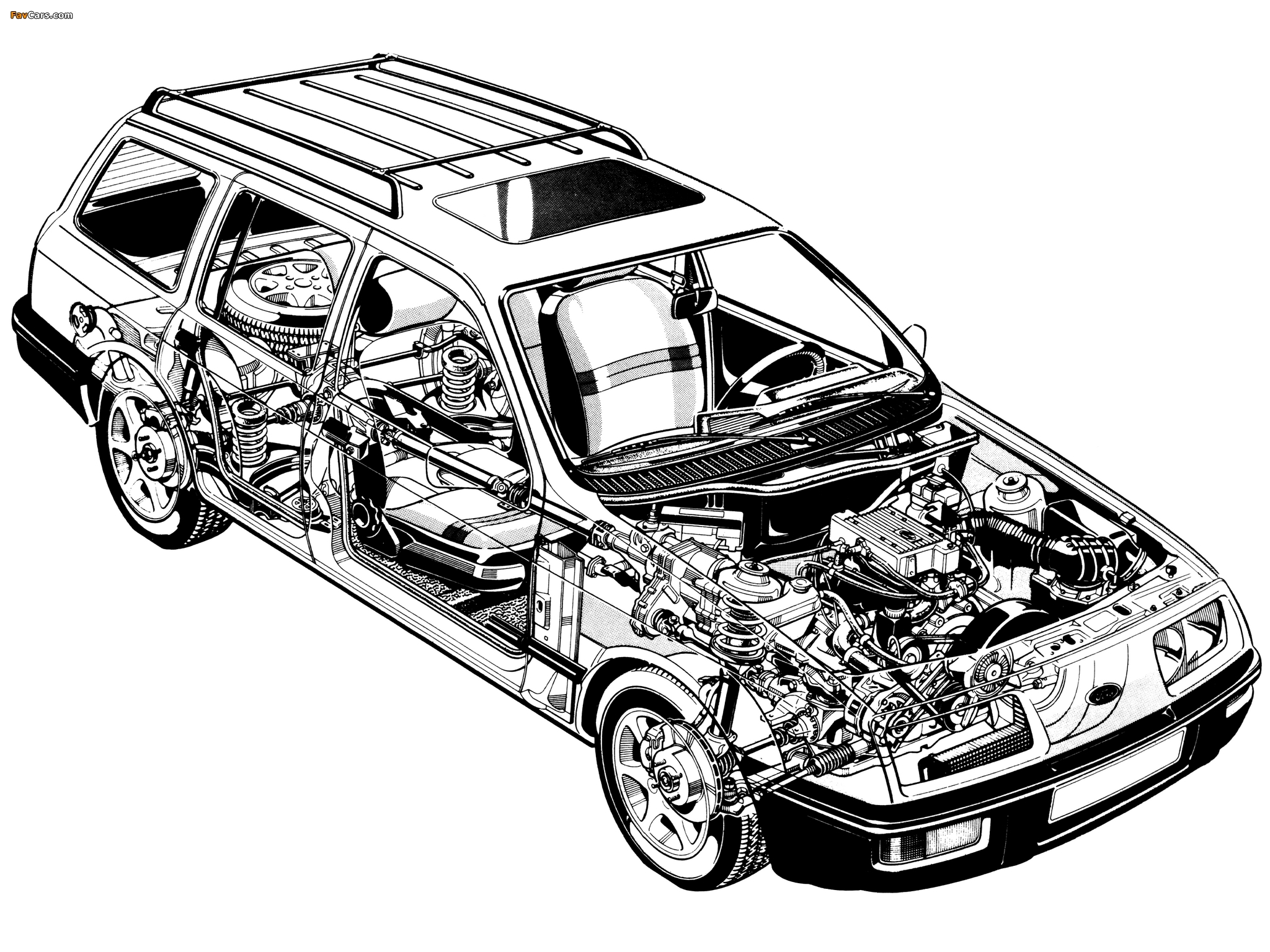 Ford Sierra XR4x4 Turnier 1986–87 photos (2048 x 1536)