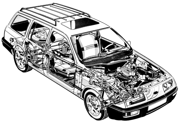 Ford Sierra XR4x4 Turnier 1986–87 photos
