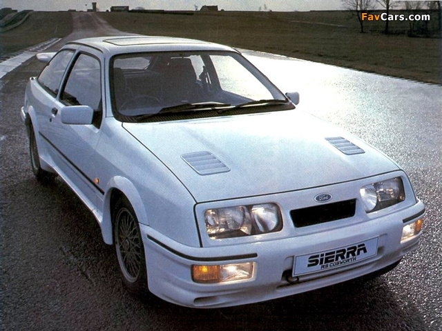 Ford Sierra RS Cosworth UK-spec 1986–88 wallpapers (640 x 480)