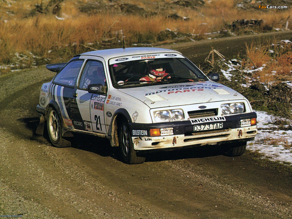 Ford Sierra RS Cosworth Group A Rally Car 1987–89 images (1024 x 768)