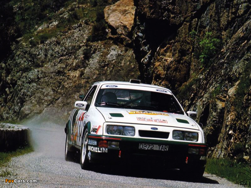 Ford Sierra RS Cosworth Group A Rally Car 1987–89 wallpapers (800 x 600)