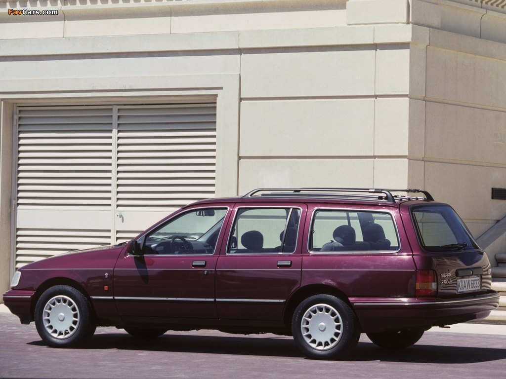 Photos of Ford Sierra 2.0 Ghia Turnier 1987–90 (1024 x 768)