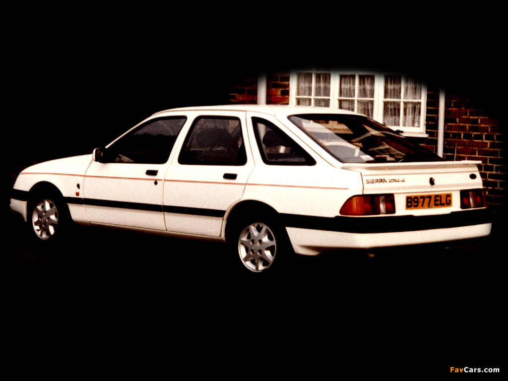 Pictures of Ford Sierra 2.8i XR4x4 5-door Hatchback UK-spec 1985–87 (1024 x 768)