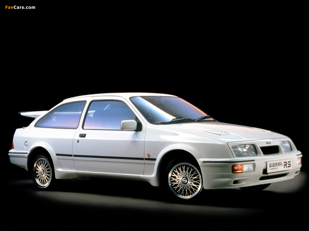 Ford Sierra RS Cosworth UK-spec 1986–88 wallpapers (1024 x 768)