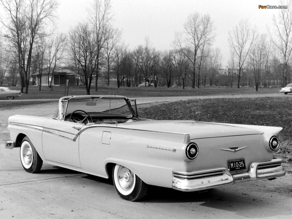 Ford Fairlane 500 Skyliner Retractable Hardtop 1957 images (1024 x 768)
