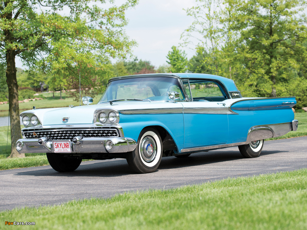 Pictures of Ford Fairlane 500 Skyliner Retractable Hardtop 1959 (1024 x 768)